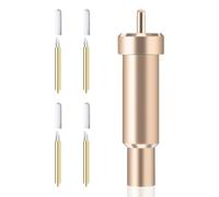 Lot de 5 lames de coupe profonde, comprend 4 lames de couteau et 1 boîtier compatible avec Maker 3/Maker Air 3/Air 2/Air One/Explore 3, accessoires de lame à 60° pour loisirs créatifs, gravure et