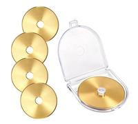 Lot de 5 Lames de Coupe Rotative Revêtues Titane, Lames Circulaires Rechange Universelles pour Fiskars/OLFA/Martelli/Dremel/Truecut/DAFA pour Couture Quilting Scrapbooking (60mm)