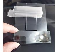 Lot de 5 Lames de microscope concaves Simples réutilisables en Verre for l'école de médecine 25,4 x 76,2 mm 1" x 3"