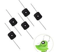 Lot de 5 lames de rechange noires pour débroussailleuse électrique sans fil, alimentation par batterie, pour débroussailleuse de mauvaises herbes, pièces et accessoires