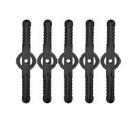 Lot de 5 lames de rechange universelles en plastique pour désherbeur de jardin, résistant aux chocs pour une coupe sûre des bords