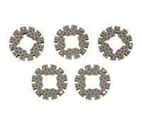 Lot de 5 lames de scie multifonction - Outil oscillant - Adaptateur pour outil multifonction - Tige adaptateur pour Multimaster Power Tool - Coupe du métal, du bois, etc