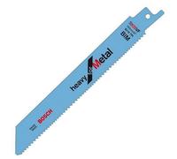 Lot de 5 lames de scie sabre Heavy for Metal 150x19x1,25 mm BOSCH 2608657407