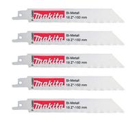 Makita MAKITA Lame Recipro Bi 150mm 18Z (P-04880) Accessoires d'origine du système MAKITA : Lame Recipro Bi 150/18Z avec la référence : P-04880 et le code EAN : 08838381914031 - convient pour JR3000V Quantité:1