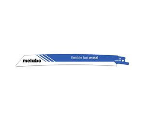 Lot de 5 lames de scie sabre METABO 626567000 - BiM - Flexible - 225x0,9mm
