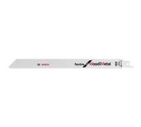Bosch Lame de scie-sabre S 1122 HF – Flexible pour bois et métal – 225 mm – Lot de 5