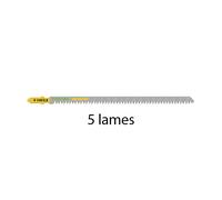 Lot de 5 lames de scie sauteuse bois coupe droite S 145/2,8/5 FESTOOL