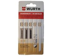 Lot de 5 lames de scie sauteuse pour bois 75/2,5