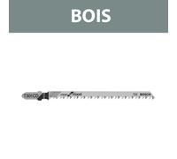 Bosch 5x Lames de scie sauteuse T 301 CD Clean for Wood (pour Bois résineux, Contreplaqué, Longueur 117 mm, Professional Accessoire Scie sauteuse)