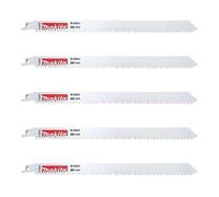 Lot de 5 Lames de scies récipros MAKITA P-45727 M-Force 280 mm