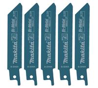 Lot de 5 lames pour scie sabre 100mm B-20404 Makita