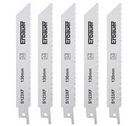 Lot de 5 lames pour scie sabre 150mm S123XF Erbauer