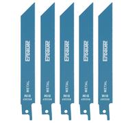Lot de 5 lames pour scie sabre 150mm SS922EF Erbauer
