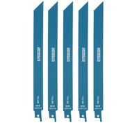 Lot de 5 lames pour scie sabre 228mm, S1122BF Erbauer
