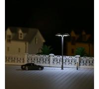 Lot de 5 lampadaires LED avec résistances pour une utilisation sûre de la tension