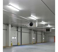Lot de 5 lampes à LED pour entrepôt Plafonniers Lumière du jour Garages Ateliers Projecteurs
