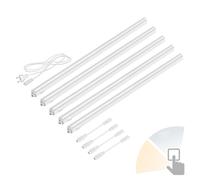 ledscom.de Lot de 5 lampes LED sous châssis Rigel, 87,3cm chacune, température de couleur réglable /, 49,625W, 1122lm chacune
