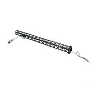 Lot de 5 lampes LED en treillis pour modélisme ferroviaire, adaptées à l'échelle de calibre H0, conçues pour une alimentation 3 V, comprend des résistances de série pour 12 tensions de transformateur