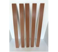 SCM Créations Lot de 5 Lattes 66 cm 660mm Largeur 53mm épaisseur 8mm Bois hêtre Durable | Sommier lit canapé clic clac bz | 7 Plis Rechange Renfort résistant Soutien Matelas