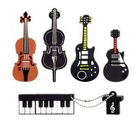 【Lot de 5】 LEIZHAN Clé USB 16Go en Forme d'Instrument de Musique Mémoire Stick Idéal Cadeau pour Enfant