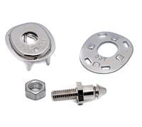 Lot de 5 - Lift The Dot kit Douille et plaque et M5 x 10 mm filetée goujons et écrous Ciel de bateau sur toile Coque