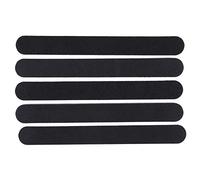 Lot de 5 limes à ongles professionnelles double face, grain 100, tête ronde, sans danger pour la peau, outil essentiel de manucure et pédicure pour faux ongles naturels, nail art,