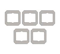 Lot de 5 lingettes de nettoyage faciles à installer, tampons de rechange pour robot nettoyeur de vitres, lingettes lavables à haute absorption, tampons de nettoyage en microfibre pour fenêtres