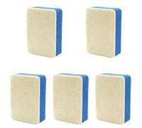 Lot De 5 Lingettes Nettoyantes Pour Vitres, Brosses Douces Pour Vitres De Voiture, Tampons De Polissage En Feutre De Laine Anti-rayures, Lingettes Réutilisables Pour Enlever Le Film D'huile
