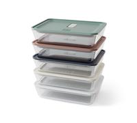Lot de 5 lunch box en verre prep
