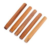Lot de 5 Manches de Faucille en Bois Khaki, Surface Lisse | Compatibilité Large pour Outils de Jardin et Ferme, Grain de Bois Élégant, Entretien Facile, Réduit la Fatigue