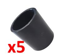 Lot de 5 Manchons à coller Pvc pression diam. 63