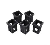 Lot de 5 manchons carrés pour conversion de 50 x 50 mm en dimensions intérieures de 38 x 38 mm sur équipement d'entraînement de force multi-usage