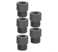 Lot de 5 manchons de perçage en acier au carbone 3 à 10 mm pour gabarit de cheville M14 - Guide de perçage du bois 3 en 1 pour un poinçonnage précis des trous, compatible (5 pièces de 8 mm)