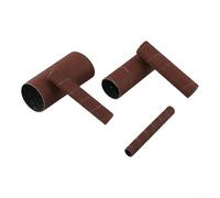 Lot de 5 manchons de ponçage pour ponceuse à broche oscillante, taille du tambour : 12,7 cm, options de grain 80, 150, 240 pour un ponçage efficace (grain 80)