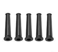 Lot de 5 manchons de protection en caoutchouc noir pour outils électriques, meuleuse d'angle et protection de câble de perceuse, gaine de décharge de traction flexible, 10 mm, 12 mm (12 mm)