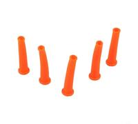 Lot de 5 manchons de protection en caoutchouc pour outils électriques et perceuses Orange 10 mm de diamètre