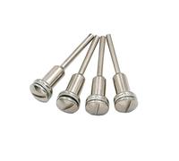 Lot de 5 mandrins en acier avec tige de 6,35 mm pour disques de coupe à haute vitesse pour outils rotatifs Dremel