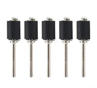 Lot de 5 mandrins en caoutchouc pour outils rotatifs, pour projets de façonnage et de finition du bois (9,5 mm)
