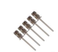 Lot de 5 mandrins en carbure pour bandes abrasives 13 x 6 mm Tête 38 mm Longueur Tige 2,35 mm Compatible avec machines de manucure et pédicure
