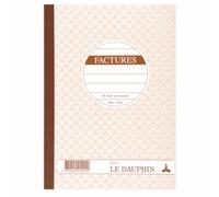 Lot de 5 Manifold FACTURES 14,8x21, 50 dupli autocopiants