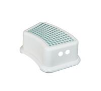 Lot de 5 Marchepieds antidérapants 13 cm en plastique - Blanc et Bleu -