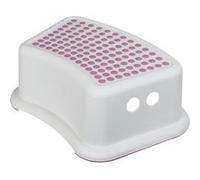 Marche pied bébé Monsieur Bébé Lot de 5 Marchepieds antidérapants 13 cm en plastique - Blanc et Rose -