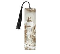 Lot de 5 marque-pages en bois imprimés double face en forme de Ascension tridimensionnelle, cadeaux pour femmes pour les amateurs de livres, accessoires de cahier, cadeaux d'anniversaire pour homme