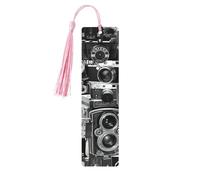 Lot de 5 marque-pages rétro cool pour femme, collection d'appareil photo, accessoires pour la lecture