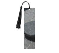 Lot de 5 marque-pages zen en pierre pour femme, fournitures d'étude en bois, accessoires de livre