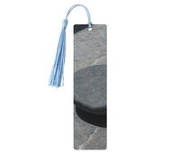 Lot de 5 marque-pages zen en pierre pour femme, fournitures d'étude en bois, accessoires de livre