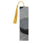 Lot de 5 marque-pages zen en pierre pour femme, fournitures d'étude en bois, accessoires de livre