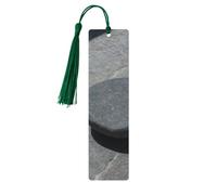 Lot de 5 marque-pages zen en pierre pour femme, fournitures d'étude en bois, accessoires de livre