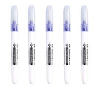 Lot de 5 marqueurs à pointe longue et trou profond de 20 mm pour stylo perforateur en métal étanche décoration travail du bois multi-usages salle de bain