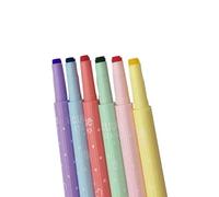 Lot de 5 marqueurs aquarelles avec sceau artistique pour livre de coloriage, gribouillage, dessin